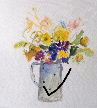 Jug of Swiss Flowers